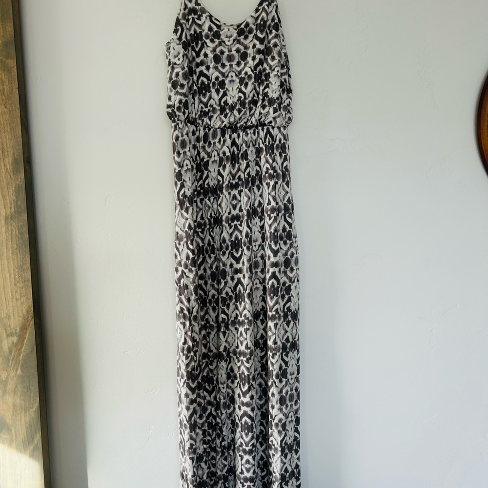 Black and White Maxi Dress